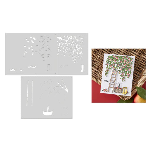 In The Orchard Color Layering Stencils from the I Pick You Collection