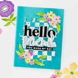 Hero Arts Hello Friend Clear Stamp & Die Bundle