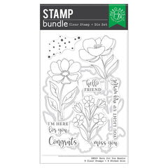 Here For You Stamp & Cut from the Blossoms & Birdsong Collection