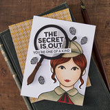 Hero Arts It's No Mystery Stamp & Cut Set from the Case Closed Collection