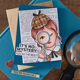 Hero Arts Miss Detective Stamp & Cut Set from the Case Closed Collection