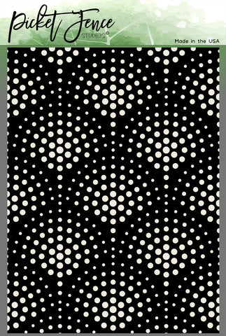 The Center Polka Dot 6x8 Stencil