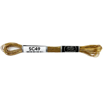 SC49 Embroidery Floss - Metallic Gold
