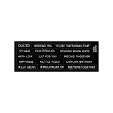 Subsentiment Quilted Diecut