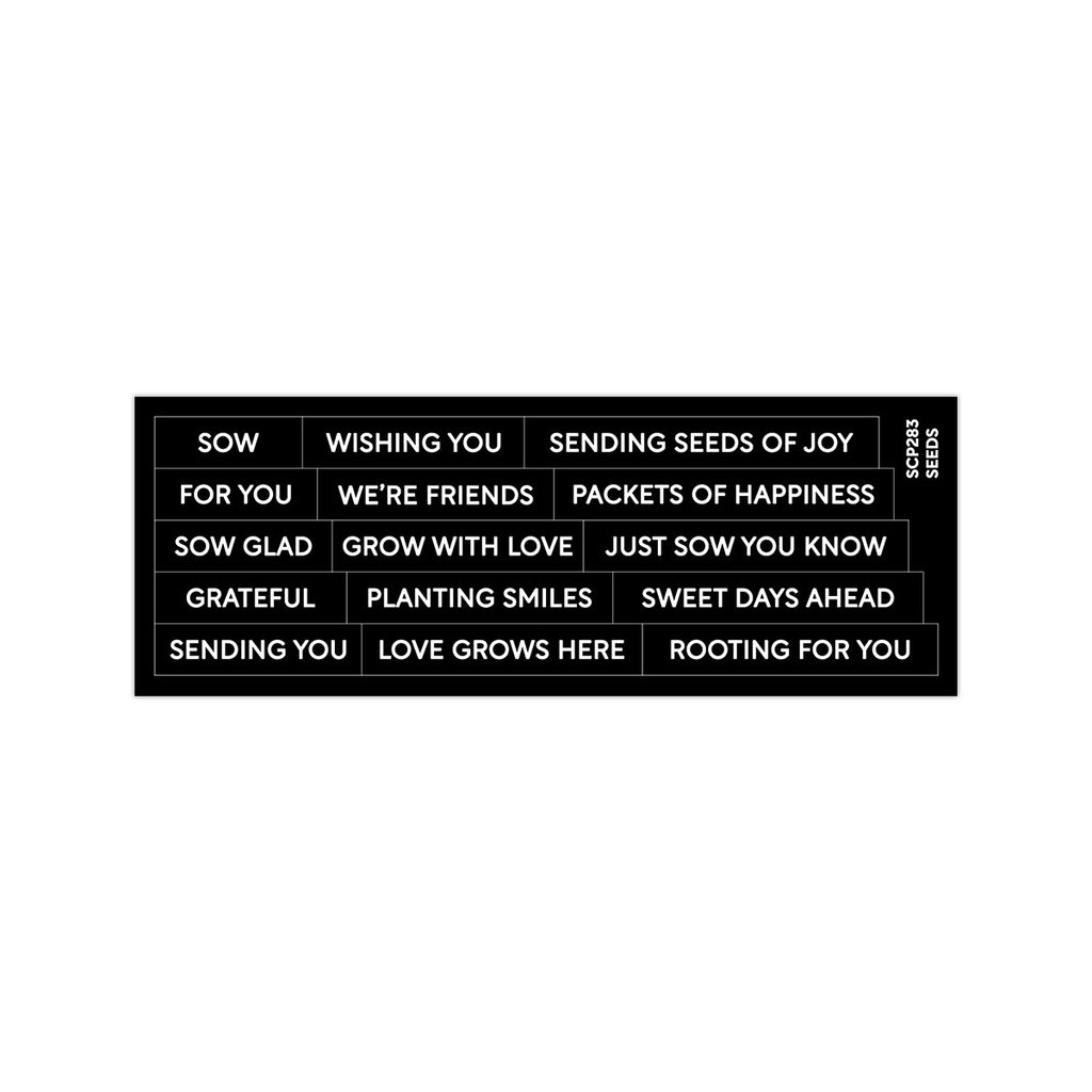 Subsentiments Seeds Diecut