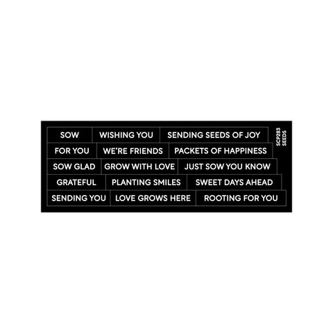 Subsentiments Seeds Diecut