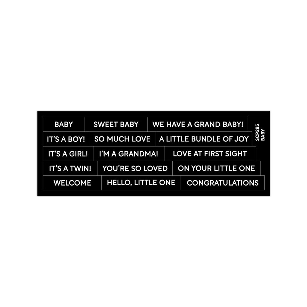 Subsentiments Baby Diecut