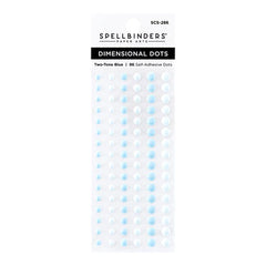 Dimensional Two Tone Blue Enamel Dots*