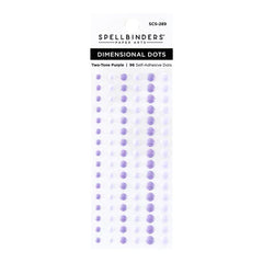 Dimensional Two Tone Purple Enamel Dots*