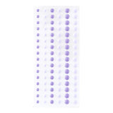 Points dimensionnels en émail violet bicolore