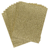 Pop-Up Die Cutting Glitter Foam Sheets - Gold