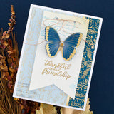 Dimensional Autumn Butterfly Stickers from the Serenade of Autumn Collection