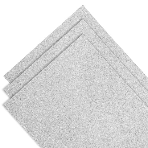 Papier cartonné à paillettes argentées 8,5 x 11" - 10 feuilles