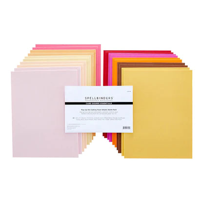 Warm Tones Pop-Up Die Cutting Foam Sheets - 20 Pack