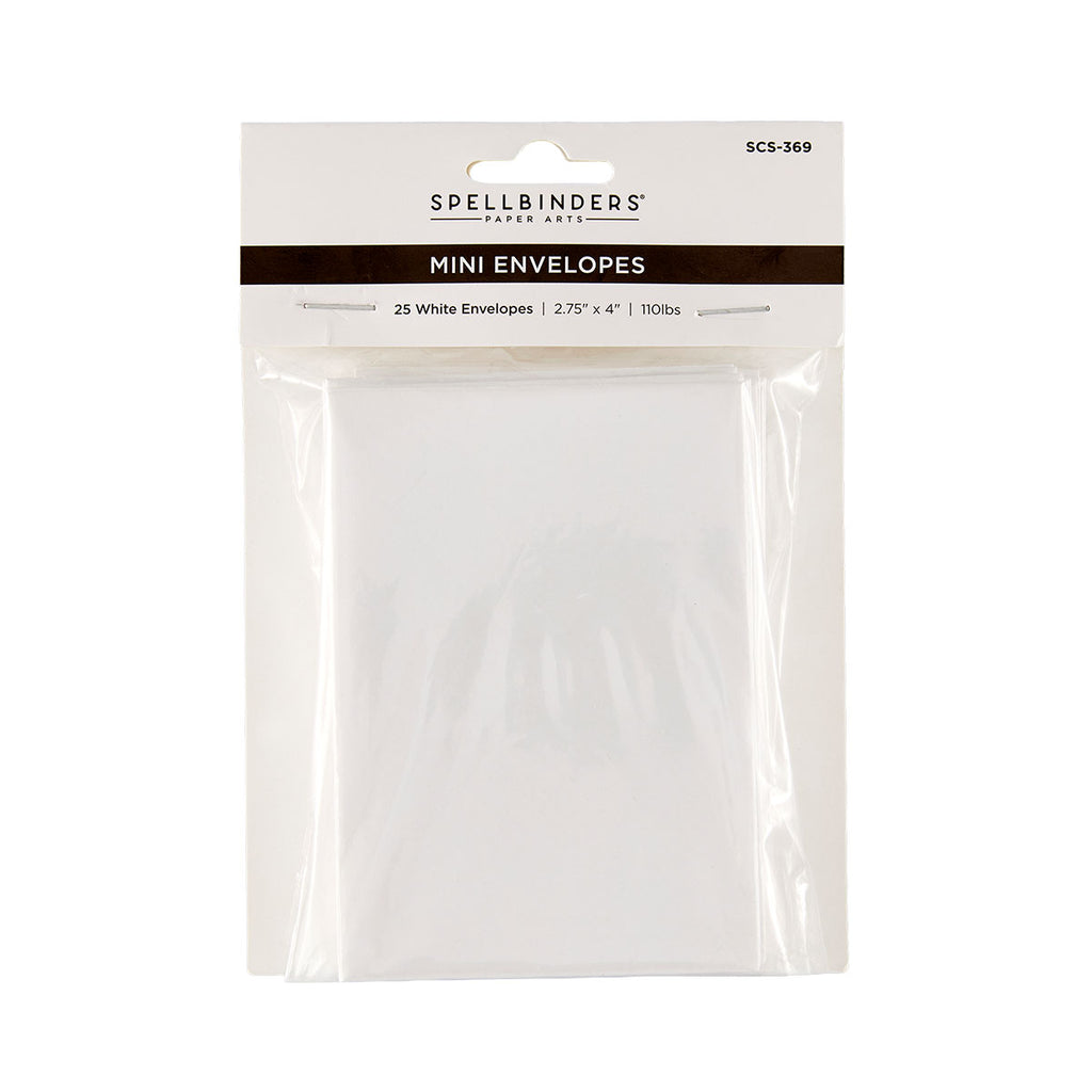 White Mini Envelopes - 25 Pack