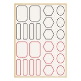 Book 10 Borders & Labels Stickers by Esther Glas