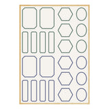 Book 10 Borders & Labels Stickers by Esther Glas