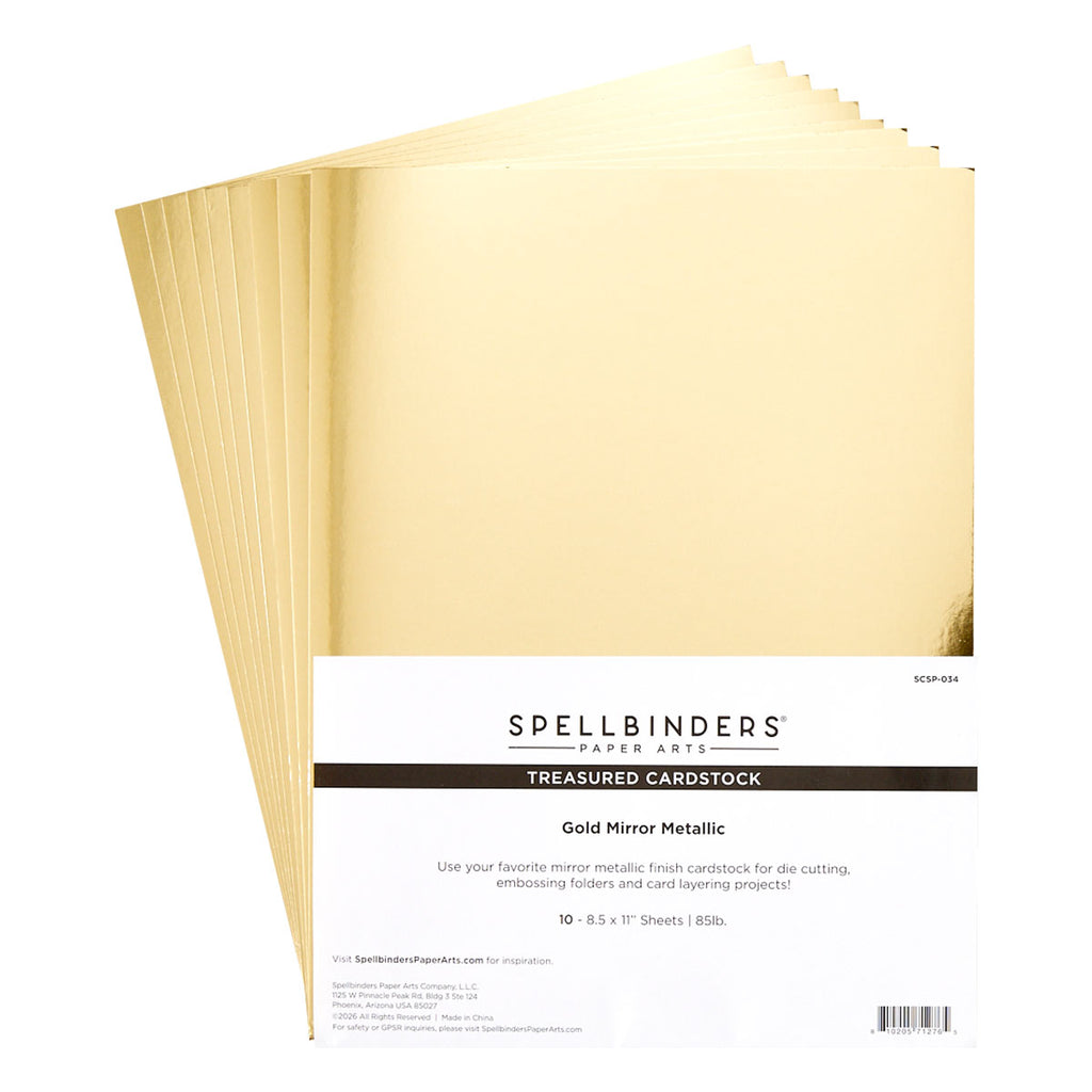 Gold Mirror Metallic Treasured Cardstock