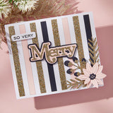 Lots of Stripes Etched Dies from the All About Christmas Collection by Lisa Horton