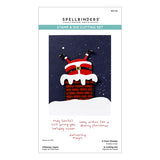 Chimney Caper Clear Stamp & Die Set from the Merry Mischief Collection