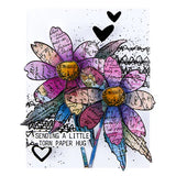 Sculpted Scripted Floral Clear Stamp & Die Set from the Beautifully Imperfect Collection