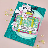 Retro Suitcase and Sentiments Stamp & Die Set by Sheri Ballantyne