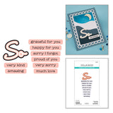 So Amazing Sentiments Clear Stamp & Die Set by Lisa Horton