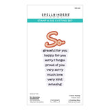 So Amazing Sentiments Clear Stamp & Die Set by Lisa Horton
