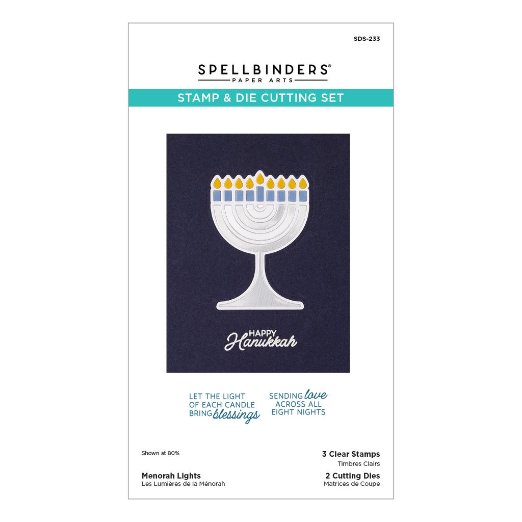 Menorah Lights Stamp & Die Set