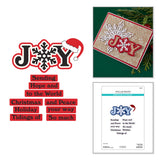 Snowflake Joy Stamp & Die Set by Lisa Horton