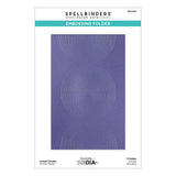 Lined Circles Embossing Folder from the Modern Botanicals Collection by Dina Wakley