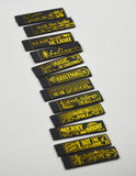 Christmas Magic Labels Black Foil Tabs