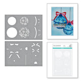 Snowflake Ornaments Stencil from the Bibi's Snowflakes Collection by Bibi Cameron