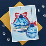 Pochoir d'ornements de flocons de neige de la collection Bibi's Snowflakes par Bibi Cameron