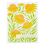 Coneflower Layered Stencil from the Flower Market Collection