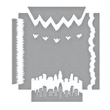 Background Scapes Stencils from the Windows with a View Collection by Tina Smith