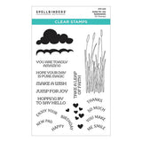 Jump for Joy Sentiments Clear Stamp Set from the Jump for Joy Collection