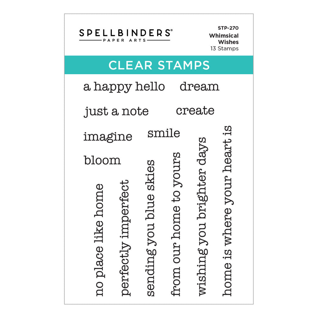 Whimsical Wishes Clear Stamp Set by Vicky Papaioannou