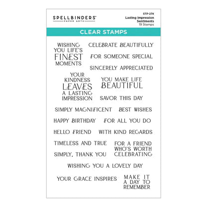Lasting Impressions Clear Stamp Set