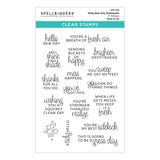 Shiny New Day Sentiments Clear Stamp Set