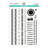 Keepsake Strips Clear Stamp Set by Esther Glas