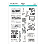 Family & Friends Clear Stamp Set by Esther Glas