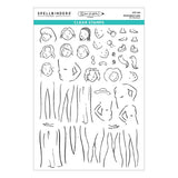 Illustrated Lady Clear Stamp Set by Josh Griffiths
