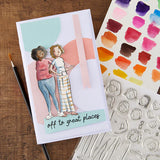 Illustrated Lady Clear Stamp Set by Josh Griffiths