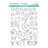 Illustrated Boys & Girls Clear Stamp Set by Josh Griffiths