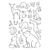 Wild Friends Clear Stamp Set by Josh Griffiths