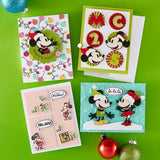 Say Cheese Classic Mouse Christmas Etched Dies for Coordinating Stamp Set from the Say Cheese Classic Mouse Christmas Collection
