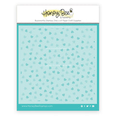 Scattered Hearts Layering (Set Of 2) Stencil