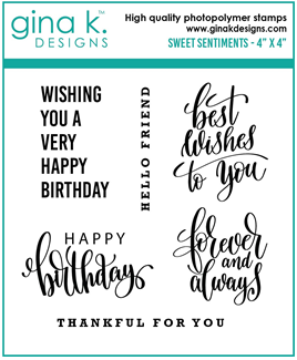 Sweet Sentiments Mini Stamp set