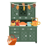 Lovely Layers: Hoosier Cabinet Fall Add-on Honey Cuts